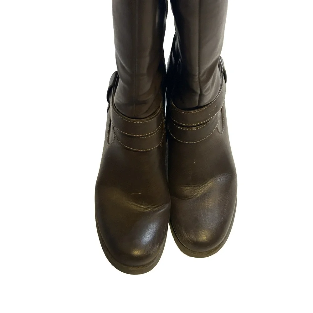 Natural‎ Soul by Naturalizer Size 8M Carolina Riding Knee High Boots - Brown